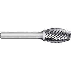 Titan USA - Burrs; Head Shape: Egg ; Industry Specification: SE-51 ; Tooth Style: Single Cut ; Cutting Diameter (Inch): 1/4 ; Cutting Diameter (Decimal Inch): 0.2500 ; Shank Diameter (Inch): 1/8 - Exact Industrial Supply