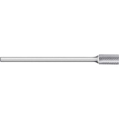 Titan USA - Burrs; Head Shape: Cylinder ; Industry Specification: SA-3L6 ; Tooth Style: Single Cut ; Cutting Diameter (Inch): 3/8 ; Cutting Diameter (Decimal Inch): 0.3750 ; Shank Diameter (Inch): 1/4 - Exact Industrial Supply