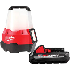 Cordless Work Light: 18V, 2,200 Lumens Up to 16 hr Run Time