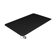 Crown Matting - Anti-Fatigue Matting; Dry or Wet Environment: Dry ; Length (Feet): 5.000 ; Width (Inch): 36 ; Width (Feet): 3.00 ; Thickness (Inch): 9/16 ; Surface Pattern: Diamond-Plate - Exact Industrial Supply