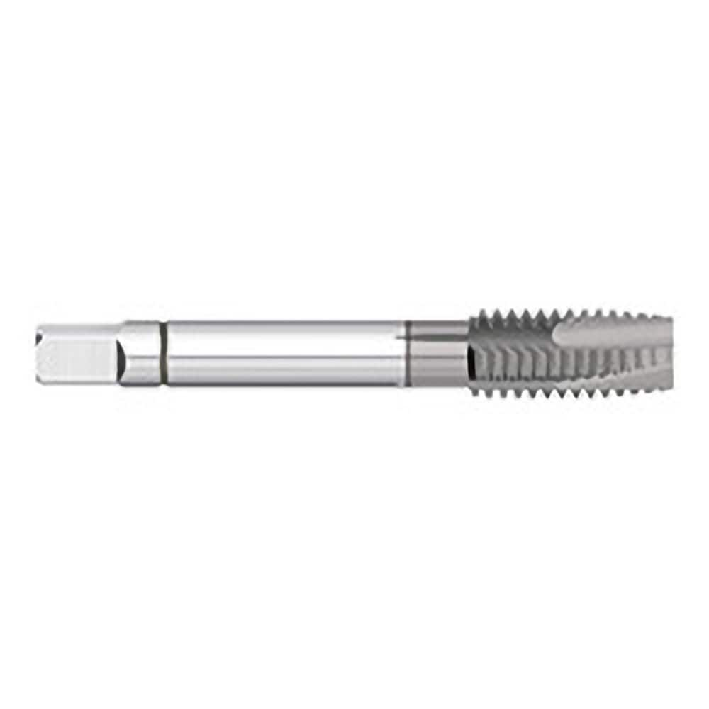 Spiral Point Tap: 1/4-28, UNF, 3 Flutes, Plug, 2B/3B, Powdered Metal, TiCN Finish 3/4″ Thread Length, 2-1/2″ OAL, Right Hand, H3, Series 778