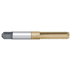 Spiral Point Tap: #12-24, UNC, 2 Flutes, Bottoming, 2B/3B, High Speed Steel, TiN Finish 15/16″ Thread Length, 2-3/8″ OAL, Right Hand, H3, Series 756