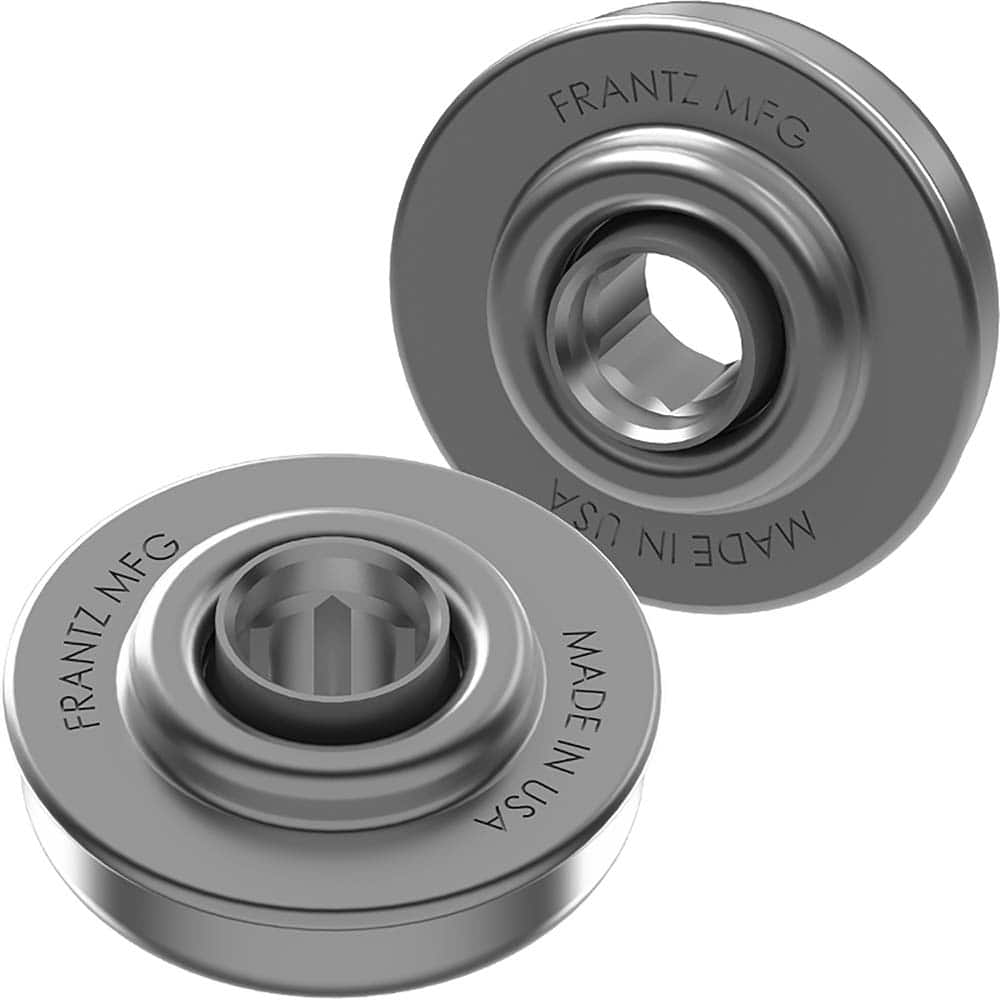 Frantz - Conveyor Bearings; Type: Hex ; Style: Hex Bore ; Hex Size (Inch): 7/16 ; Bore Diameter (Inch): 7/16 ; Outside Diameter (Decimal Inch): 1.8120 ; Flange Type: With Flange - Exact Industrial Supply