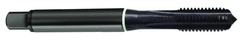 4-40 Dia. - 2B - 3 FL - Cobalt Semi-Bott White Ring Tap - Blk-Ox FORM-C DIN 371 - A1 Tooling