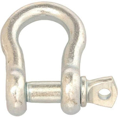 Campbell - 1/2" Nominal Chain Size, 1 Ton Carbon Steel Screw Anchor Shackle - A1 Tooling