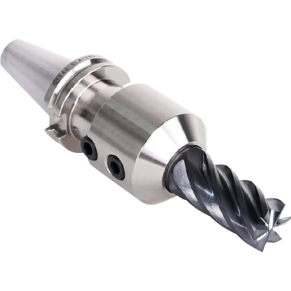 End Mill Holder: CAT50 Dual Contact Taper Shank, 5/8″ Hole 4″ Projection, 1-1/2″ Nose Dia