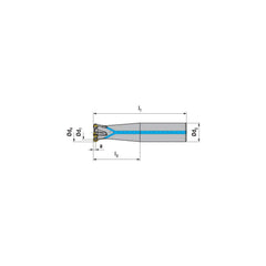 Indexable Ball Nose End Mills; Milling Diameter: 1.0000 in; Maximum Depth Of Cut: 0.1570 in; Maximum Ramping Angle: 13.0; Shank Diameter: 1.0000 in; Shank Type: Weldon Flat; Compatible Insert Style: RDHX; Compatible Insert Size Code: RDHX 0802..; Toolhold