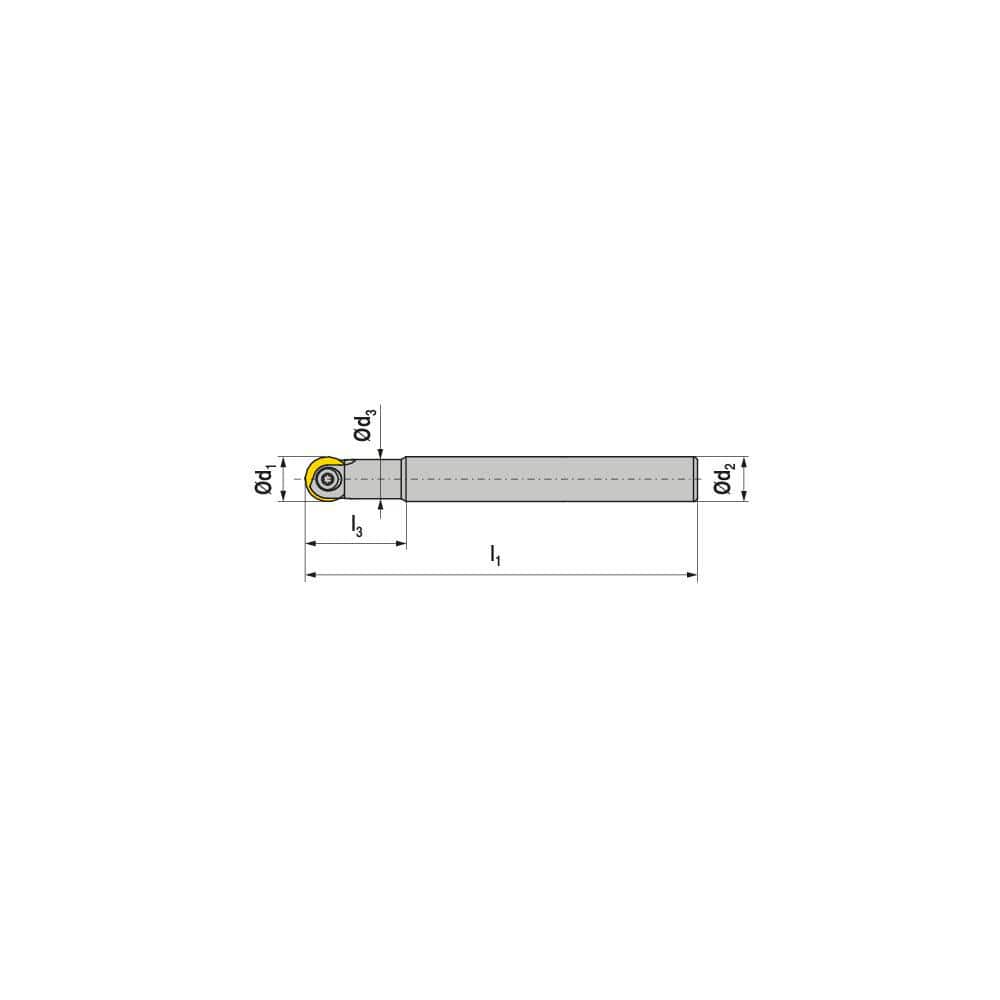 Indexable Ball Nose End Mills; Milling Diameter: 6.00 mm; Maximum Depth Of Cut: 20.00 mm; Shank Diameter: 6.00 mm; Shank Type: Cylindrical; Compatible Insert Style: ROHX; XOHX; Compatible Insert Size Code: RO.X06 / XO.X06; Toolholder Style: Carbide Shank;