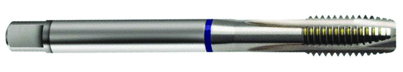 5/8-11 Dia. - 2B - 4 FL - Cobalt Spiral Point Plug Blue Ring Tap - Bright FORM-B DIN 376 - A1 Tooling