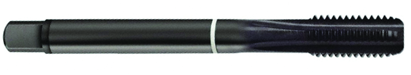 3-56 Dia. - 2B - 3 FL - Cobalt Semi-Bott White Ring Tap - Blk-Ox FORM-C DIN 374 - A1 Tooling