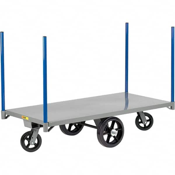 Little Giant - 2,000 Lb Capacity Steel Pipe Stake Truck - Steel Deck, 24" OAW, 48" Platform Length - A1 Tooling