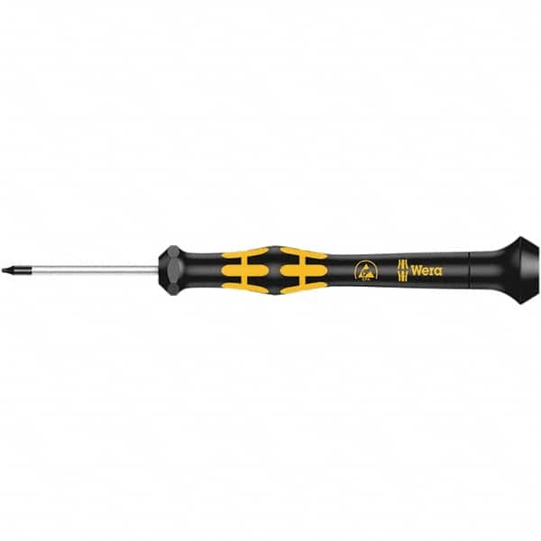 Wera - IPR1 Tamper Resistant Torx Driver - 40mm Blade Length, 137mm OAL, Ergonomic Handle - A1 Tooling