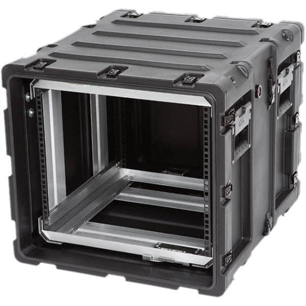 Rack Case: 19″ Wide, 25-1/2″ High Black