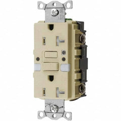 Hubbell Wiring Device-Kellems - GFCI Receptacles Grade: Commercial Color: Ivory - A1 Tooling