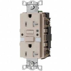 Hubbell Wiring Device-Kellems - GFCI Receptacles Grade: Commercial Color: Light Almond - A1 Tooling