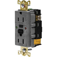 Hubbell Wiring Device-Kellems - GFCI Receptacles Grade: Industrial Color: Gray - A1 Tooling