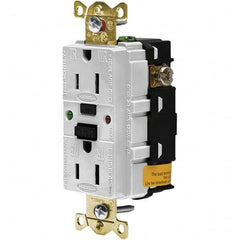 Hubbell Wiring Device-Kellems - GFCI Receptacles Grade: Industrial Color: White - A1 Tooling