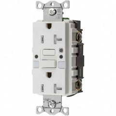 Hubbell Wiring Device-Kellems - GFCI Receptacles Grade: Commercial Color: White - A1 Tooling