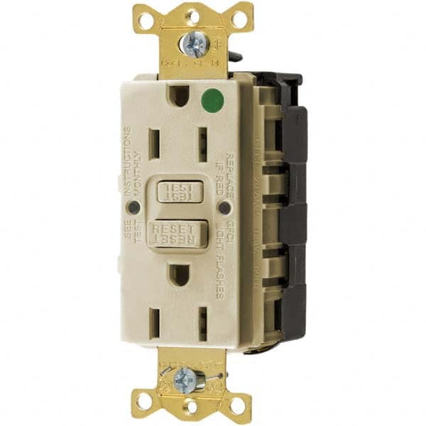 Hubbell Wiring Device-Kellems - GFCI Receptacles Grade: Hospital Color: Ivory - A1 Tooling