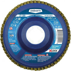 Osborn - 5" 60 Grit 5/8-11 Center Hole Type 27 Zirconia Alumina Flap Disc - A1 Tooling