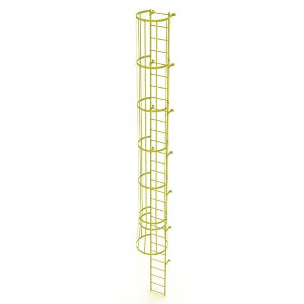 TRI-ARC - Rolling & Wall Mounted Ladders & Platforms Type: Fixed Ladder Style: Safety Cage - A1 Tooling