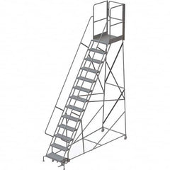 TRI-ARC - Rolling & Wall Mounted Ladders & Platforms Type: Rolling Warehouse Ladder Style: Rolling Platform Ladder - A1 Tooling