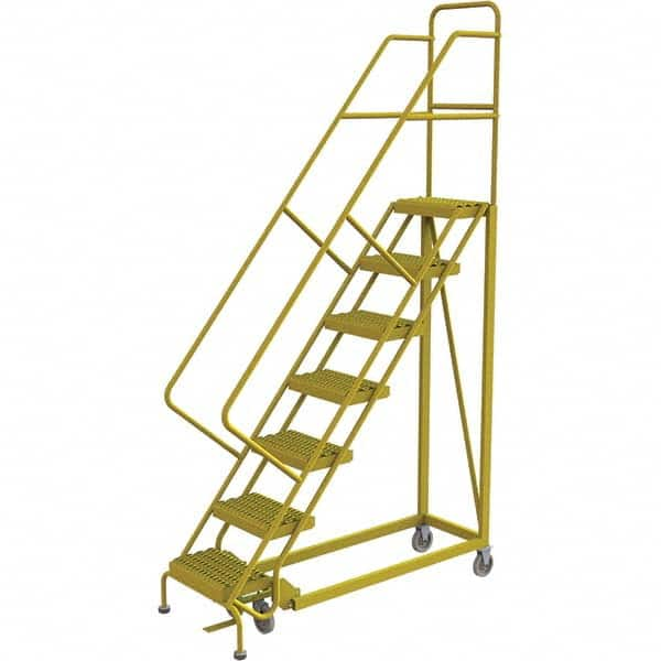 TRI-ARC - Rolling & Wall Mounted Ladders & Platforms Type: Stairway Slope Ladder Style: Forward Descent 50 Degree Incline - A1 Tooling