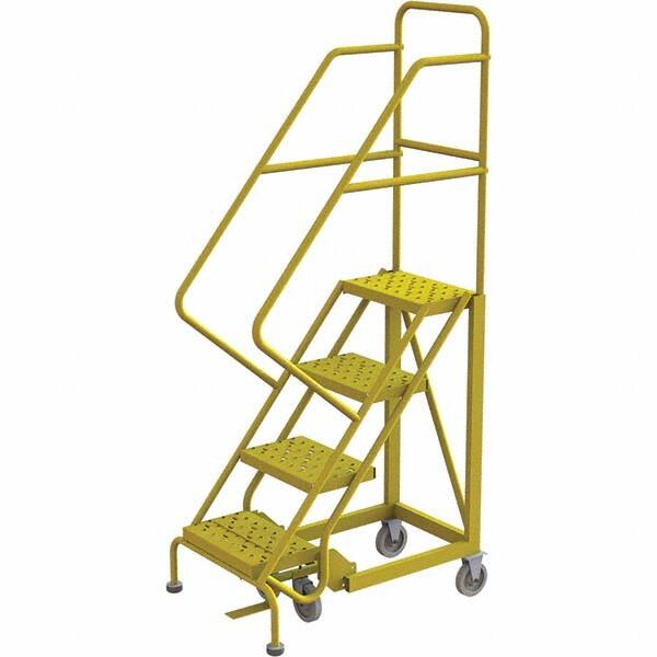 TRI-ARC - Rolling & Wall Mounted Ladders & Platforms Type: Stairway Slope Ladder Style: Forward Descent 50 Degree Incline - A1 Tooling