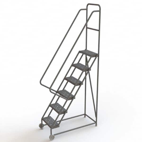 TRI-ARC - Rolling & Wall Mounted Ladders & Platforms Type: TiltNRoll Rolling Ladder Style: Tilt & Roll Safety Ladder - A1 Tooling