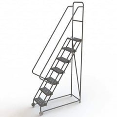 TRI-ARC - Rolling & Wall Mounted Ladders & Platforms Type: TiltNRoll Rolling Ladder Style: Tilt & Roll Safety Ladder - A1 Tooling