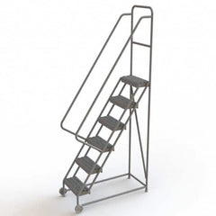 TRI-ARC - Rolling & Wall Mounted Ladders & Platforms Type: TiltNRoll Rolling Ladder Style: Tilt & Roll Safety Ladder - A1 Tooling