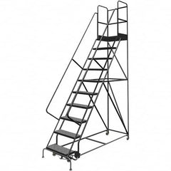 TRI-ARC - Rolling & Wall Mounted Ladders & Platforms Type: Rolling Warehouse Ladder Style: Rolling Platform Ladder - A1 Tooling