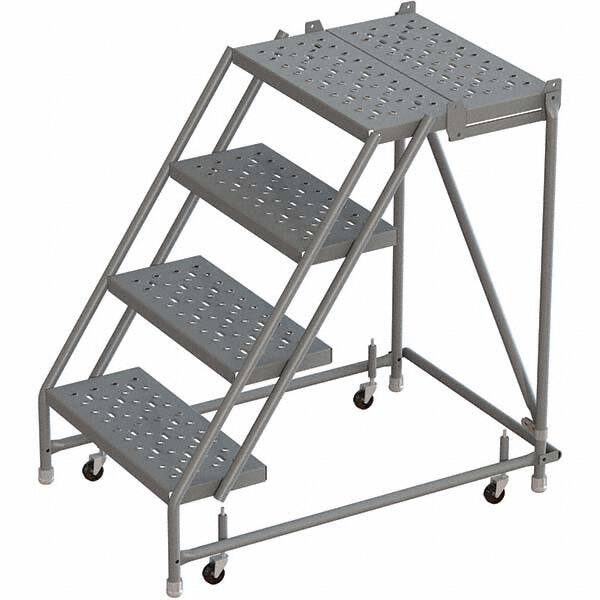 TRI-ARC - Rolling & Wall Mounted Ladders & Platforms Type: Rolling Warehouse Ladder Style: Rolling Platform Ladder - A1 Tooling