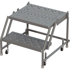 TRI-ARC - Rolling & Wall Mounted Ladders & Platforms Type: Rolling Warehouse Ladder Style: Rolling Platform Ladder - A1 Tooling