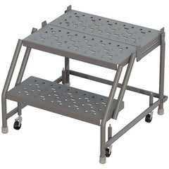 TRI-ARC - Rolling & Wall Mounted Ladders & Platforms Type: Rolling Warehouse Ladder Style: Rolling Platform Ladder - A1 Tooling