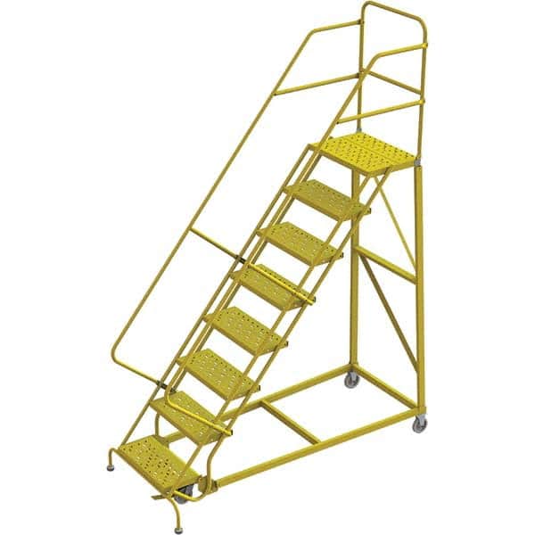 TRI-ARC - Rolling & Wall Mounted Ladders & Platforms Type: Stairway Slope Ladder Style: Forward Descent 50 Degree Incline - A1 Tooling