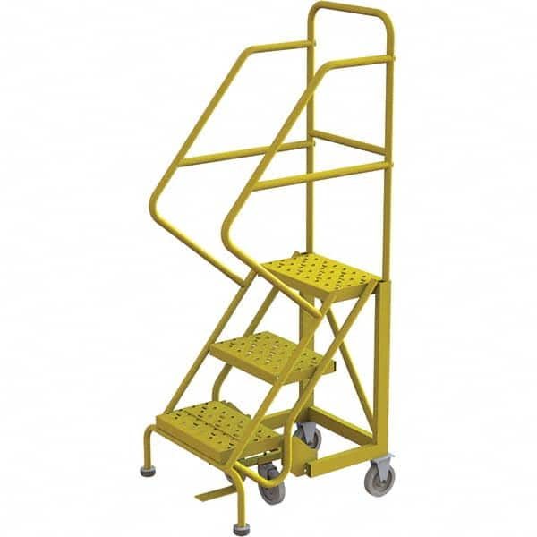 TRI-ARC - Rolling & Wall Mounted Ladders & Platforms Type: Stairway Slope Ladder Style: Forward Descent 50 Degree Incline - A1 Tooling