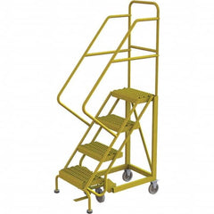 TRI-ARC - Rolling & Wall Mounted Ladders & Platforms Type: Stairway Slope Ladder Style: Forward Descent 50 Degree Incline - A1 Tooling