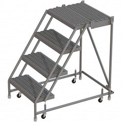 TRI-ARC - Rolling & Wall Mounted Ladders & Platforms Type: Rolling Warehouse Ladder Style: Rolling Platform Ladder - A1 Tooling