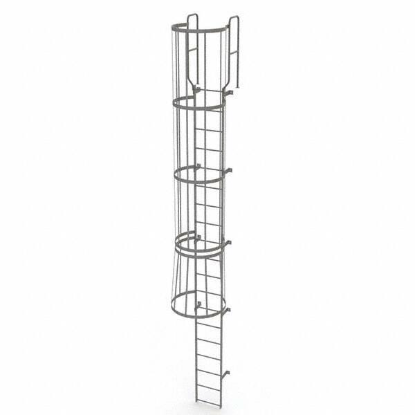 TRI-ARC - Rolling & Wall Mounted Ladders & Platforms Type: Fixed Ladder Style: Safety Cage - A1 Tooling