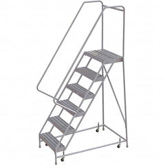 TRI-ARC - Rolling & Wall Mounted Ladders & Platforms Type: Rolling Warehouse Ladder Style: Rolling Safety Ladder - A1 Tooling