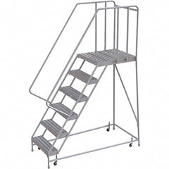 TRI-ARC - Rolling & Wall Mounted Ladders & Platforms Type: Rolling Warehouse Ladder Style: Rolling Safety Ladder - A1 Tooling