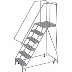 TRI-ARC - Rolling & Wall Mounted Ladders & Platforms Type: Rolling Warehouse Ladder Style: Rolling Safety Ladder - A1 Tooling