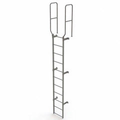 TRI-ARC - Rolling & Wall Mounted Ladders & Platforms Type: Fixed Ladder Style: Safety Cage - A1 Tooling