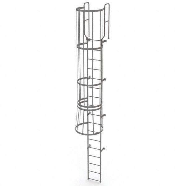 TRI-ARC - Rolling & Wall Mounted Ladders & Platforms Type: Fixed Ladder Style: Safety Cage - A1 Tooling