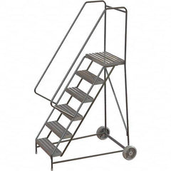 TRI-ARC - Rolling & Wall Mounted Ladders & Platforms Type: Rolling Warehouse Ladder Style: Rolling Safety Ladder - A1 Tooling