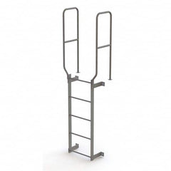 TRI-ARC - Rolling & Wall Mounted Ladders & Platforms Type: Fixed Ladder Style: Safety Cage - A1 Tooling