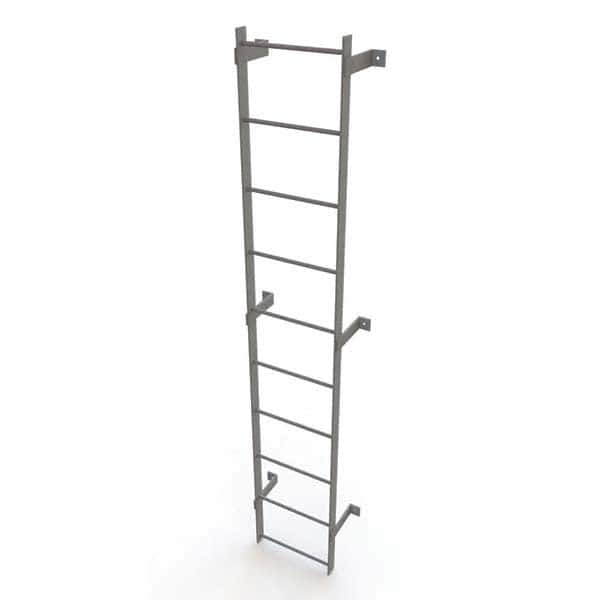 TRI-ARC - Rolling & Wall Mounted Ladders & Platforms Type: Fixed Ladder Style: Safety Cage - A1 Tooling