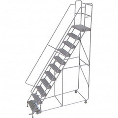 TRI-ARC - Rolling & Wall Mounted Ladders & Platforms Type: Rolling Warehouse Ladder Style: Rolling Safety Ladder - A1 Tooling