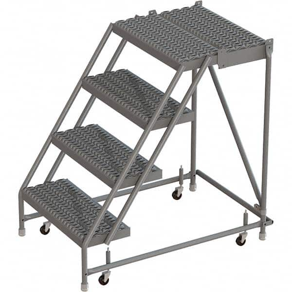 TRI-ARC - Rolling & Wall Mounted Ladders & Platforms Type: Rolling Warehouse Ladder Style: Rolling Platform Ladder - A1 Tooling